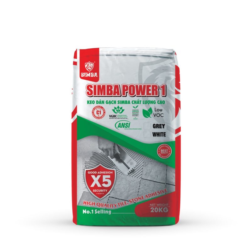Keo dán gạch Simba Power 1